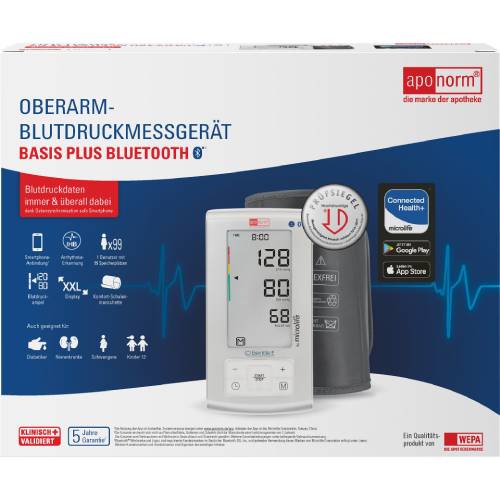 APONORM Blutdruckmessgerät Basis Plus BlueTooth OA