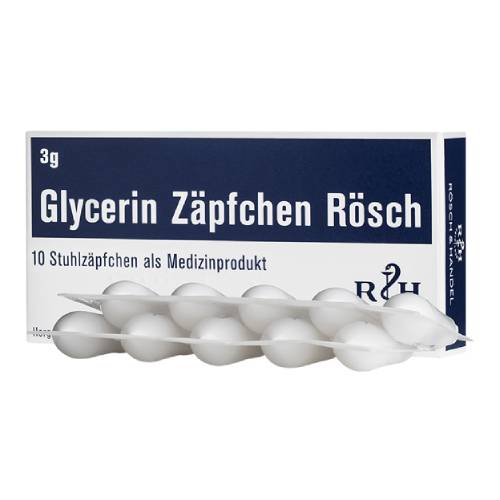 GLYCERIN ZÄPFCHEN Rösch 3 g gegen Verstopfung