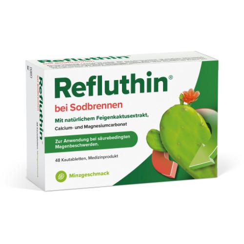 REFLUTHIN bei Sodbrennen Kautabletten Minze