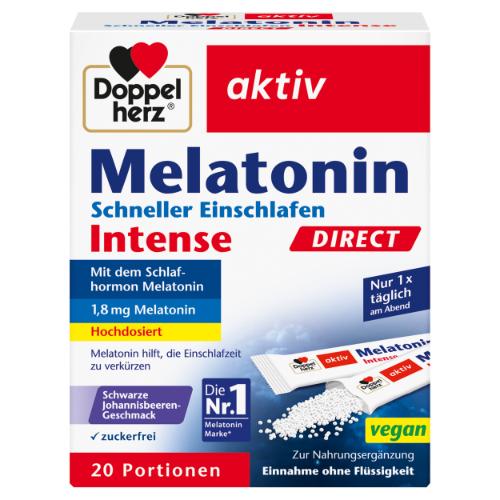 DOPPELHERZ Melatonin DIRECT Schneller Einschlafen