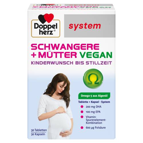 DOPPELHERZ Schwangere+Mütter vegan syst.Kombipack.